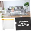 COHEALI Window Insulation Film Roll Weatherproof Heat Retention for Winter