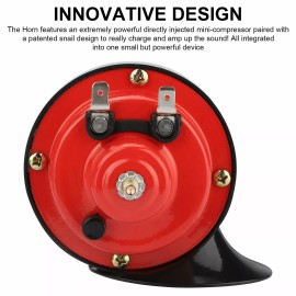 US 12V 300DB Super Loud Train Horn Waterproof for Motorcycle Car Truck SUV Boat