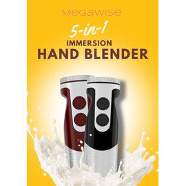 MEGAWISE Hand blenders (5 in 1, red)