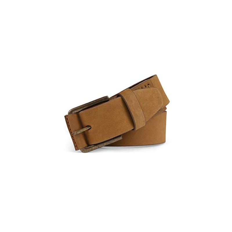 Timberland Men's 40mm Pull Up Leather Belt, Wheat, 38