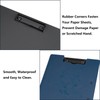 Pechor 4pcs Clipboard Folder A4 Foldover Plastic PVC Covered, Foldable