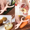 4 Pcs Vegetable Potato Peelers for Kitchen, Fruit Carrot Zucchini