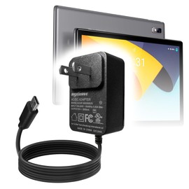 BoxWave Charger Compatible with BYYBUO SmartPad A10 Tablet (10.1 in) - Wall Charger Direct (15W), Rapid Charge Your Device with Built-in 3ft Cable