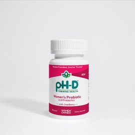 pH-D Feminine Health Probiotics for Women - Dietary Supplement with Cranberry, Made with Herbal Ingredients, Edible Capsule