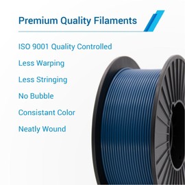 LumaFuse PA 4500, Nylon 3D Printing Filament, Low Warp, Durable, 0.75kg Spool, Dimensional Accuracy +/- 0.02 mm, Compatible with Most FDM Printers (Blue, 1.75mm)