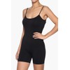 TheMogan Seamless Romper Bodysuit with Adjustable Spaghetti Straps Pull-On Style