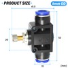 ERGAOBOY 5 Pcs 8mm OD Air Flow Control Valve with
