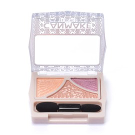 Canmake Juicy Pure Eyes 15 Sunset Kiss, 0.05 oz (1.2 g), Clear Pearl, Glitter, Wet Tsuya, Purple
