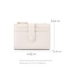 Lexiyat Small Wallet for Women Leather RFID Blocking Card Holder