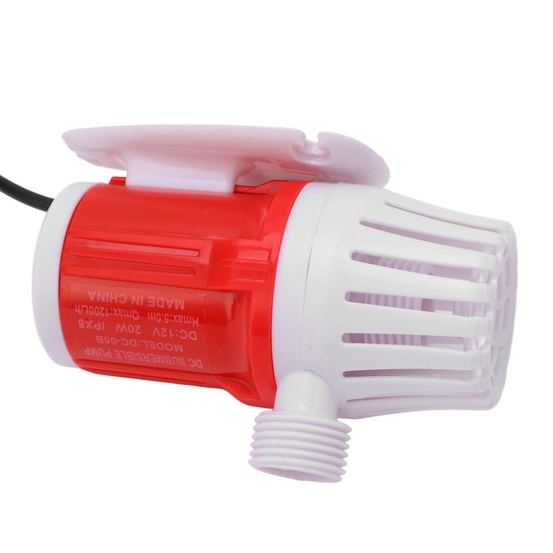 Booster Pump Water Circulating Brushless 1200L/h 20W DC12V for Fish