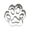 Staedter Embossing Dog Paw Small Cookie Cutter, Silver