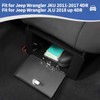 JOSHELA for Jeep JLU Under Rear Seat Safe Box with