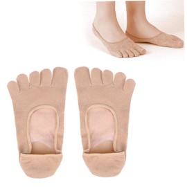 COLLBATH Womens Socks Foot Pad Merino Socks Invisibility Forefoot Cushion Callus Relief