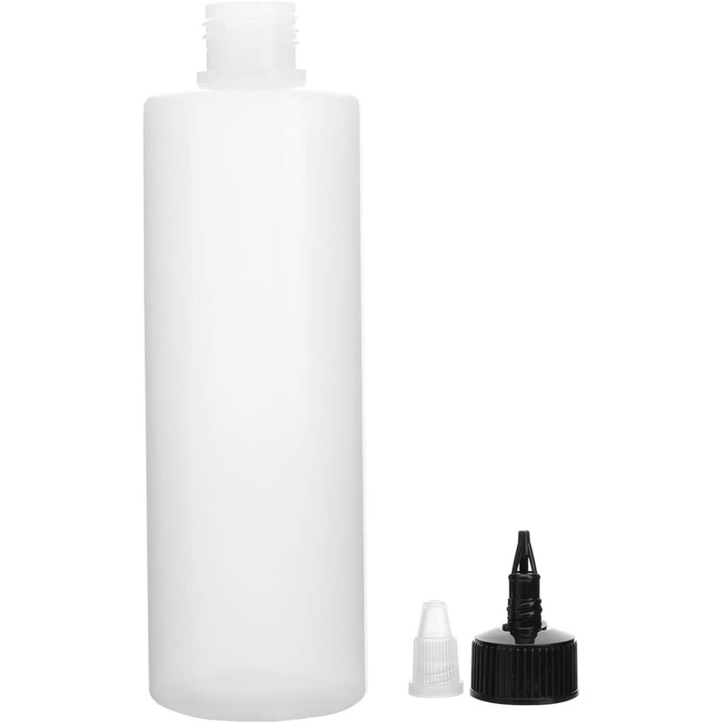 10Pcs Plastic Squeeze Bottles with Twist Cap,Clear Dispensing Bottles with