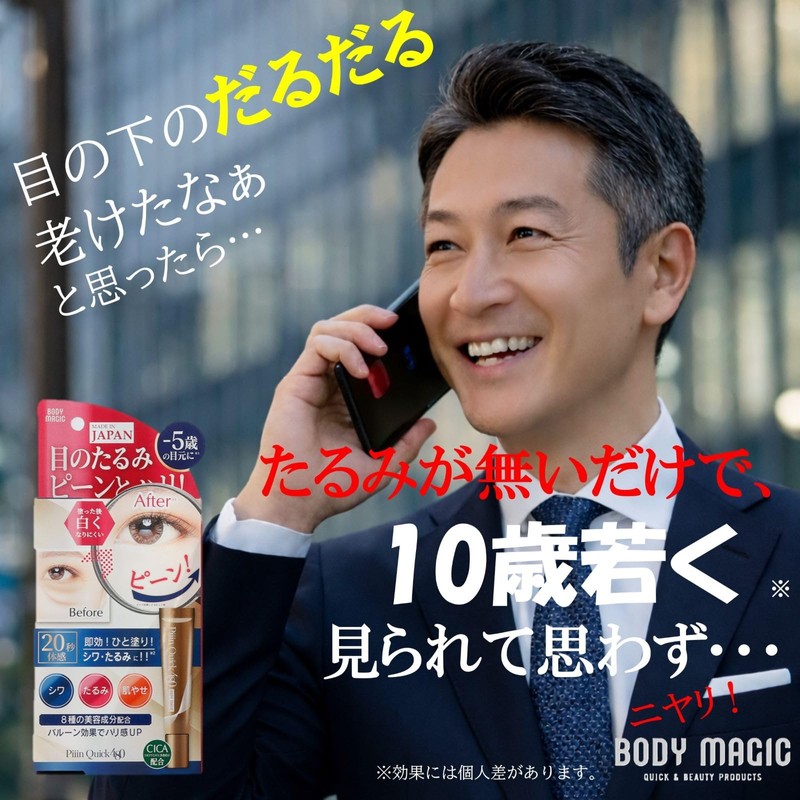 Body Magic PEAN QUICK 480 (No Wrinkles), Under Eyes, Sagging,