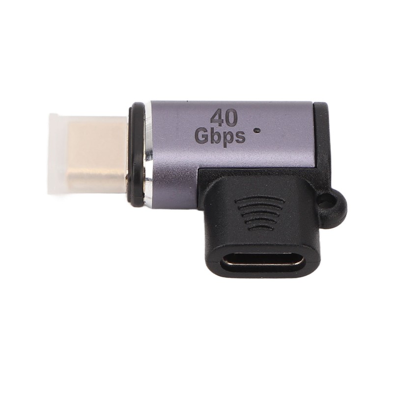 Magnetic Type C to Type C Adapter 24pin Elbow PD100W