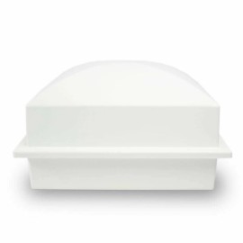 Crowne Vault Cremation Urn Vault Polymer Urn Burial Large Pearl White Vault