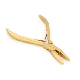 GlamorDove Stainless Steel Hair Extension Pliers Beads Closer Tool Hair Extensions Microlinks Pliers for Micro link Micro Beads Weft Extension Hair Salon Beauty Hair Styling