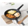 Kitchen Flower Multi 3 Divider Non Stick Coating Frying Pan