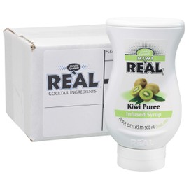 Kiwi Reàl, Kiwi Puree Infused Syrup, 16.9 FL OZ Squeezable Bottle (Pack of 1)