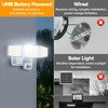 UME Battery Powered Motion Sensor Outdoor Lights 302 LED 1800LM,