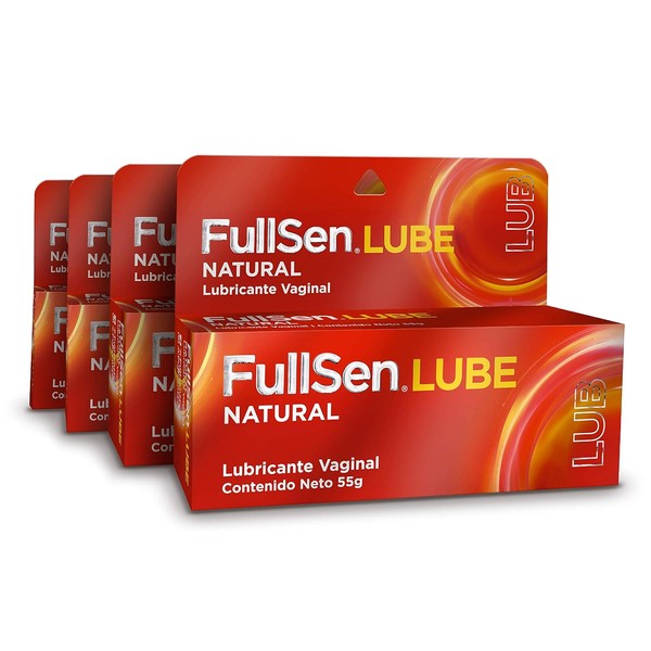 Fullsen Lube Natural - 4 piezas de Lubricante personal de