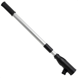 Five Oceans Telescopic Tiller Extension Handle for Outboard & Trolling Motors, Extends from 25" - 40", Twist-Lock - Aluminum Tubing with Anti Slip Handle - FO4455
