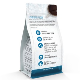 Crio Bru Ecuador Light Roast Non-Organic Coffee Alternative Natural Healthy Drink | Made with 100% Pure Ground Cacao Beans | 99.99% Caffeine Free, Keto, Low Carb, Paleo, Non-GMO (24oz)