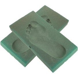 Box Foot Molding Box Oot Impression Foam Case Footprint Casting Mold Footprint Casting Kit Stamping Foam Foot Casting Kit Footprint Mold Kit Shoe Mat 3D Flue Carton Tube