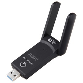 GigaBlue Ultra 1200Mbps W-LAN 2.4 & 5 GHz USB 3.0 WiFi Dual Band Adapter 5GHz+2.4GHz 2x5 dBi High Speed 802.11ac Wireless Netzwerk Adapter WiFi Empfänger für Windows/Mac OS/Linux