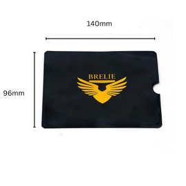 BRELIE RFID Blocking Sleeves- Passport Sleeve Protector, Contactless Security Protector, Protection from Cyber & Identity Theft, Passport Sleeves x2 Each Pack