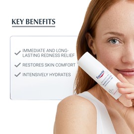 Eucerin AntiRedness Soothing Care Night and Day Cream 50ml, Face Moisturiser for Hypersensitive and Redness-Prone Skin, Rich Anti-Redness Face Cream, Fragrance-Free Formula
