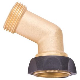 Rocky Mountain Goods Hose Gooseneck - Solid Brass Hose Kink Preventer - Perfect angle to prevent hose kinking - Leakproof - Allows full flow and pressure