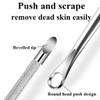 2-in-1 Manicure Cuticle Pusher Tool Pusher Cuticle Sticks Nail Cuticle