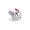 ATRIUM A960-19 Radio Alarm Clock Analogue Silver without Ticking with