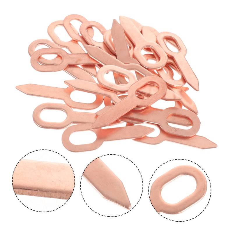 WOONEKY 100pcs Ring for Soldering Panel Ring for Car Spot
