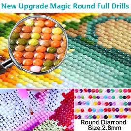 DIY 5D Diamond Art Painting Kits for Adults American Native Indian Little Girl Diamond Art Easy for Beginner Round Full Drill Cross Stitch Mosaic Gems Craft for Home Decoration Festival Gift 30x40(3)