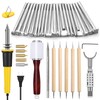 Leather Stamping Tools, Leather Carving Set, Working Kit for Beginners