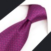 S&W SHLAX&WING Fushia Neckties for Men Silk Tie 57.5"