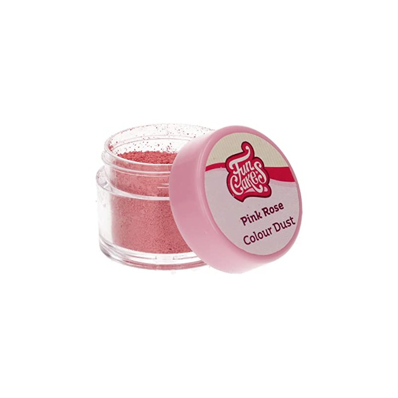 FunCakes Color Dust Pink Rose: Farbpulver für Lebensmittel, für die