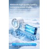 Portable 3-in-1 Handheld Neck Fan, Semiconductor Cooling, 4000mAh Up to