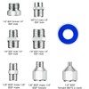 Airbrush Adapter Set 14 Pieces Assorted Sizes Quick Disconnect Coupler