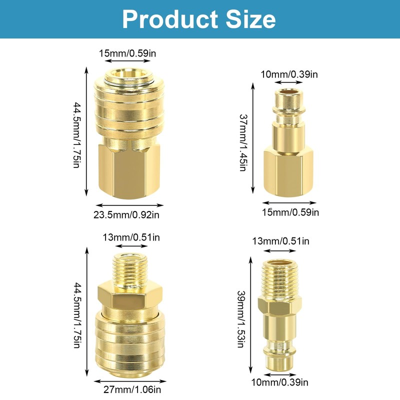 Compressed Air Coupling 1/4 Inch BSP Quick Coupling Compressed Air