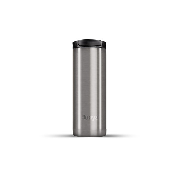 Buoya Vertically Floating 12 oz Drink Tumbler, Vacuum Insulated, Stainless