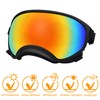 Large Dog Sunglasses with Adjustable Strap UV Protection, Winproof, Suitable