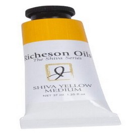 Jack Richeson 37-Ml Artist Oil Colors, Shiva Yellow Medium