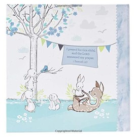 Christian Art Gifts Boy Baby Book of Memories Blue Keepsake Photo Album Our Baby Boy's First Year Memory Book Baby Book with Bible Verses [Hardcover] Christian Art Publishers