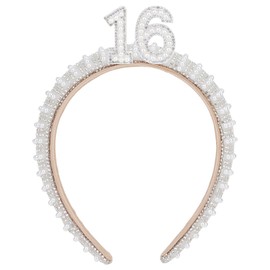 WHAVEL 16th Birthday Decorations for Girls, Sweet 16 Party Decorations Sweet 16 Decorations 16th Birthday Headband Girls Birthday Party Decorations