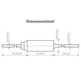 Yoiilnz (Pack of 5 pcs) SF129E SEFUSE 10A 250V(Compatible with 110V, 125V) Thermal Fuses 133 Degrees Celsius Thermal Cutoffs 133 Degree