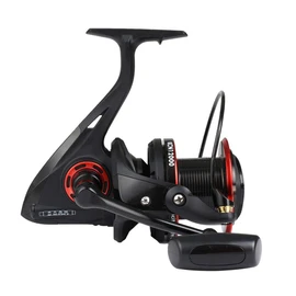 Diwa Spinning Fishing Reels 8000 10000 12000 Series Freshwater Saltwater Big-Game Fishing Surf Fishing 12+1 Stainless BB 70 LBS Max Drag Ultra Smooth Powerful Trout Durable Spinner Gear (Black, 8000)